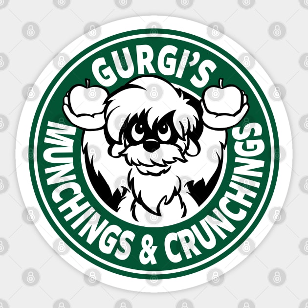 Gurgi's Munchings & Crunchings Sticker by Ellador